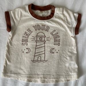 Rylee + Cru Shine Your Light Ringer Tee baby 3-6 months